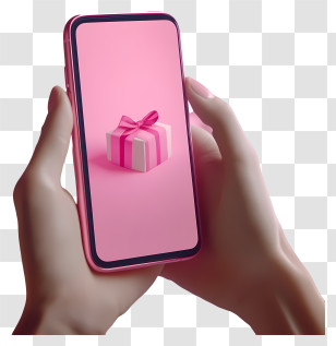 Mothers Day - Smartphone With Gift Box Transparent PNG