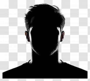 Man Head Silhouette - Silhouette Of A Person Transparent PNG