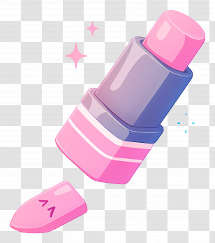 Pink Lipstick - Pink Lipstick Illustration Transparent PNG