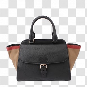 Burberry Handbag Leather Tote Bag - Brown - BURBERRY Sector Transparent PNG