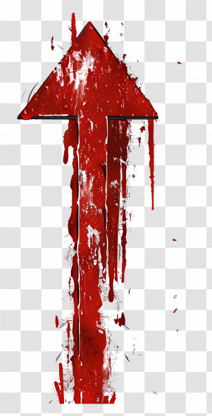 Red Arrow Up - Red Arrow Pointing Up Transparent PNG