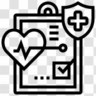 Medical Report - Health Report Icon Illustration Transparent PNG