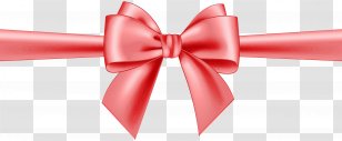 Bow Tie - Pink - Embellishment Gift Wrapping Transparent PNG