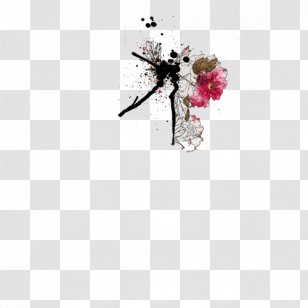 Flower Painting - Deviantart - Dragonfly Transparent PNG