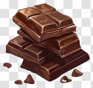 Chocolate Bar - Delicious Chocolate Bar Illustration Transparent PNG