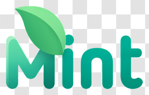 Mint Logo - Mint Leaf Wordmark Transparent PNG
