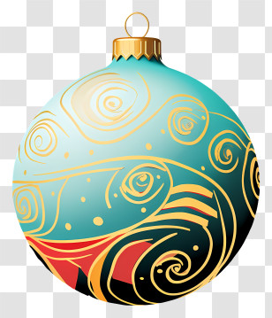 Ornament - Decorative Christmas Ornament Ball Transparent PNG