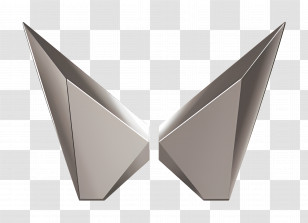 Mahindra Mahindra - Abstract Geometric Shapes In Silver Transparent PNG