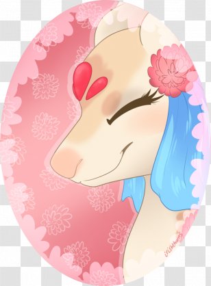 Cartoon Petal Nose Character - Cherish Transparent PNG