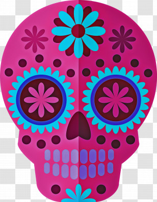 Skull Mexico Sugar Skull Traditional Skull Transparent PNG