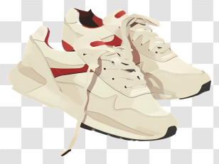 Sneakers - White Casual Sneakers Transparent PNG
