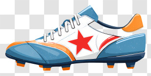 Galaxy Football Boots - Soccer Shoe With Star Transparent PNG
