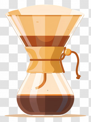Coffee Filter - Chemex Coffee Maker Illustration Transparent PNG