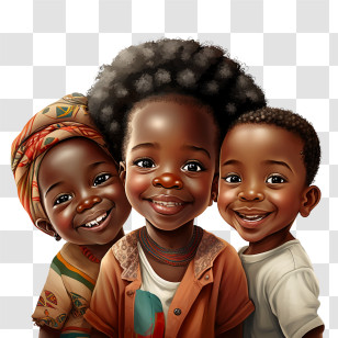 African Child
 - Happy Smiling Children Illustration Transparent PNG
