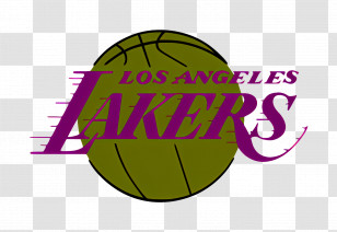 Los Angeles Lakers Logo - Los Angeles Lakers Basketball Logo Transparent PNG