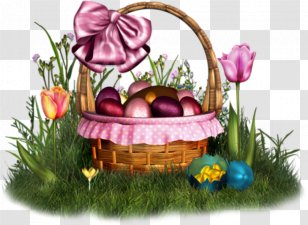 Easter Bunny Birthday Egg Wish - Postcard - Ostern Dekoration Transparent PNG
