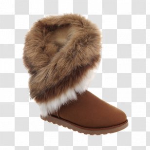 Fashion Boot Snow Fake Fur Zipper - Coat - Faux Transparent PNG