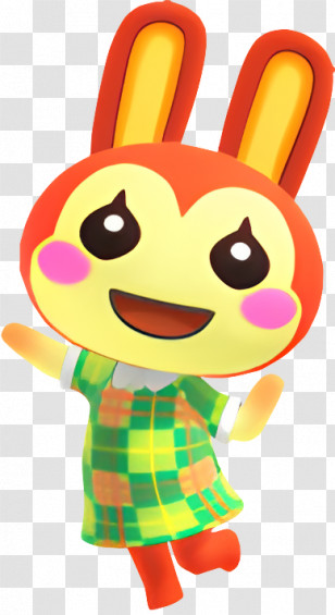Animal Crossing - Cute Rabbit Cartoon Character Transparent PNG