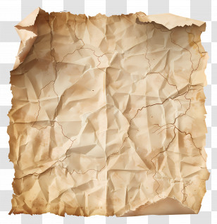 Vintage Ripped Paper - Crumpled Vintage Paper Texture Design Transparent PNG