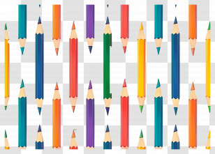 Colored Pencils - Colorful Set Of Pencils For Art And Drawing Transparent PNG