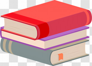 Books - Stack Of Colorful Books Illustration Transparent PNG
