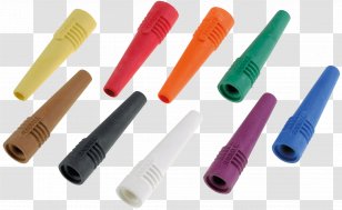 Plastic Boot Banana Connector Electrical Cable - Rolling Blackout Transparent PNG