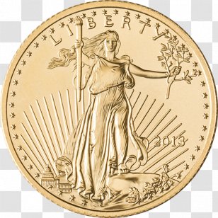 United States Mint American Gold Eagle Coin Bullion - Holding Coins Transparent PNG