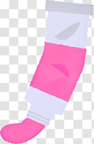 Cartoon - Pink Paint Tube For Art Projects Transparent PNG
