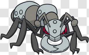 Durant - Cartoon Ant With Red Eyes Transparent PNG