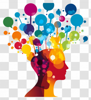 Crowd - Creative Mind With Colorful Thoughts Transparent PNG