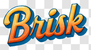 Word Brisk - Brisk Logo Transparent PNG