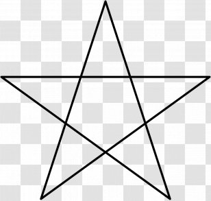 Pentagram Pentacle Heptagram Symbol Wicca - Polygon Pattern Transparent PNG