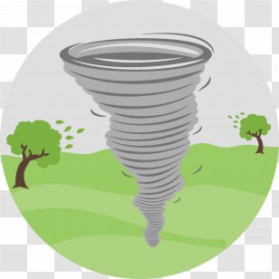 Tornado Icon - Grass - Cartoon Transparent PNG