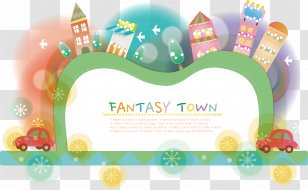 Illustration - Party Supply - Dream Town Vector Transparent PNG