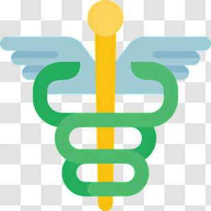 Caduceus Icon - Medical Caduceus Symbol Transparent PNG