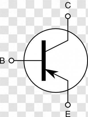 NPN Bipolar Junction Transistor Electronic Symbol Component Schematic Transparent PNG