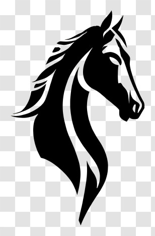 Horse Logo - Black Horse Silhouette Illustration Transparent PNG
