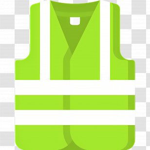 Construction Vest - High Visibility Safety Vest Transparent PNG