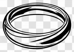 Wedding Ring - Hand-Drawn Ring Sketch Illustration Transparent PNG
