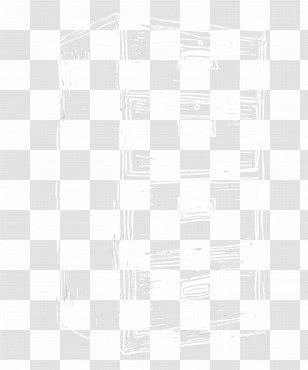File Cabinet - Transparent Outline Of A Bookshelf Design Transparent PNG