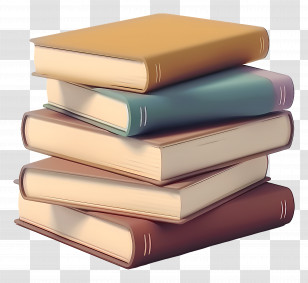 Animated Books - Stack Of Hardcover Books Transparent PNG