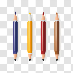 Pen - Colorful Drawing Pencils For Artistic Use Transparent PNG