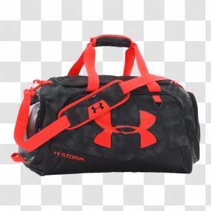 under armour red duffle bag