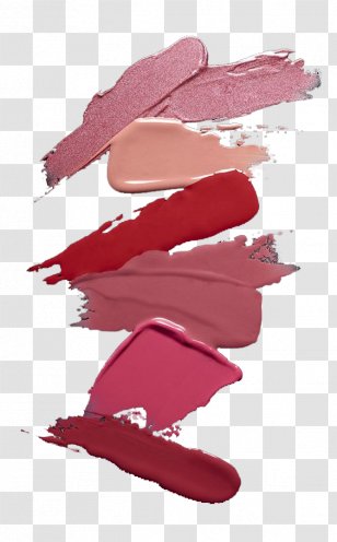 Lipstick Red Cosmetics Color - Smear Test Pink Series Transparent PNG