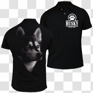 T-shirt Polo Shirt Dog Clothing Spreadshirt - Streetwear - Husky SiBERIAN Transparent PNG