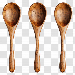 Wooden Spoon - Set Of Wooden Spoons For Cooking And Dining Transparent PNG