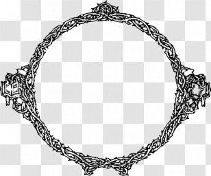 Borders And Frames Crown Of Thorns Picture Thorns, Spines, Prickles Clip Art - Black White Transparent PNG