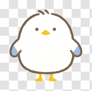 Sumikkogurashi - Simple Round Bird Cartoon Transparent PNG