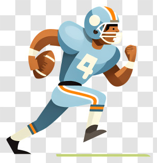 Football Player Playing Football - Football Player In Action Transparent PNG