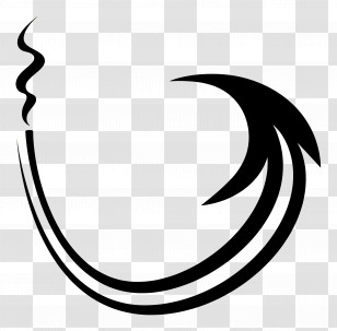 Spiral Arrow - Incense Stick Symbol Transparent PNG